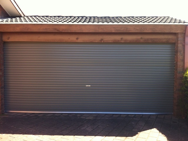 Taurean Stramit domestic roller garage door.